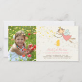 Whimsical Sweet Fairy Princess Girl Birthday Party (Vorderseite)