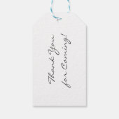 Whimsical Sweet Honey Bee Baby Dusche Geschenkanhänger (Rückseite)