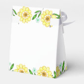 Whimsical Sweet Honey Bee Baby Dusche Geschenkschachtel (Rückseite)