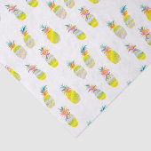 Whimsical Sweet Rainbow Pineapine Wasserfarbe Seidenpapier (Ausschnitt)