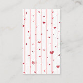 Whimsical Sweetheart Valentine's Books for Baby Begleitkarte (Rückseite)