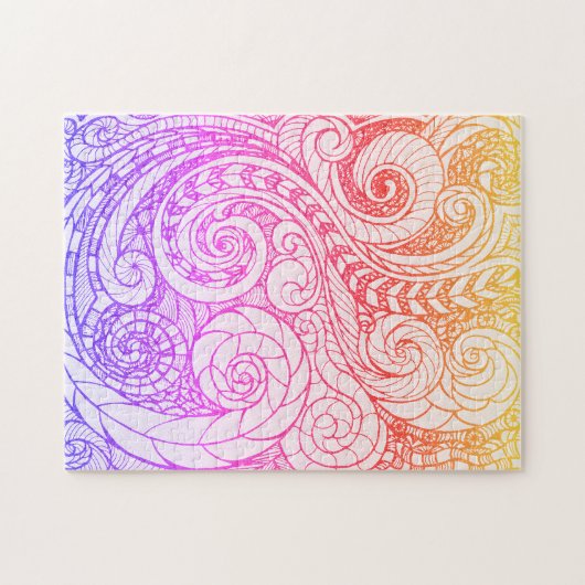 Whimsical Swirl Jigsaw Puzzle (Horizontal)