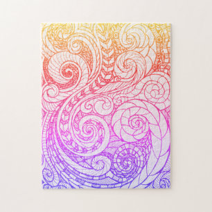 Whimsical Swirl Jigsaw Puzzle