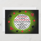 Whimsical Swirl MAD TEA PARTY Party Einladung (Rückseite)