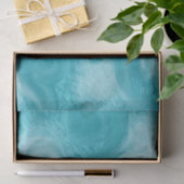 Whimsical Swirly Sky Blue Pattern Decoupage Seidenpapier (Geschenk)