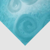 Whimsical Swirly Sky Blue Pattern Decoupage Seidenpapier (Detail)