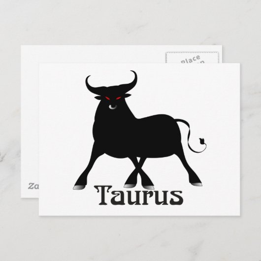Whimsical Taurus Postkarten (Vorne/Hinten)