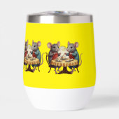 Whimsical Tea Party mit Mice Illustration auf Tass (Vorderseite)