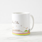 Whimsical Teacher's Scene Personalisiert Kaffeetasse (VorderseiteRechts)