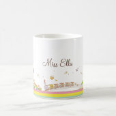 Whimsical Teacher's Scene Personalisiert Kaffeetasse (Mittel)