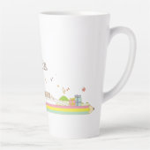 Whimsical Teacher's Scene Personalisiert Milchtasse (Rechts)