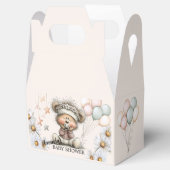 Whimsical Teddy Bear Baby Shower  Geschenkschachtel (Geöffnet)