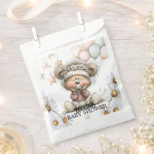 Whimsical Teddy Bear Baby Shower Geschenktütchen (Ausgeschnitten)