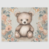 Whimsical Teddy Bear Decoupage Seidenpapier (Vorderseite)