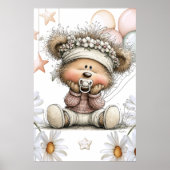 Whimsical Teddy Bear Poster (Vorne)