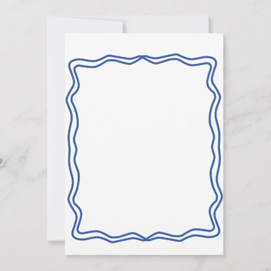 Whimsical Tee Doodle Brautparty Einladung (Rückseite)