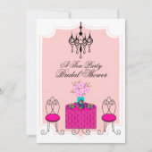 Whimsical Tee Party Einladung (Vorderseite)