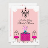 Whimsical Tee Party Einladung (Vorne/Hinten)