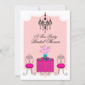 Whimsical Tee Party Einladung (Vorderseite)