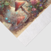 Whimsical Tee Party Fantasy Garden Entdeckungsreis Seidenpapier (Ausschnitt)