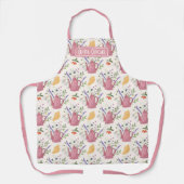 Whimsical Tee Time Doodle Schürze (Vorderseite)