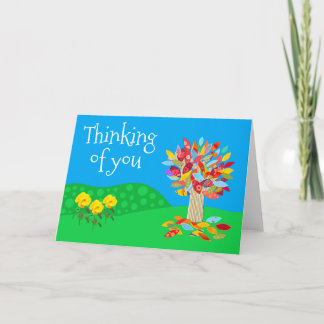 Whimsical Thinking of You card by Jo Images Karte
