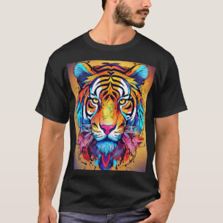 Whimsical Tiger T - Shirt Designs