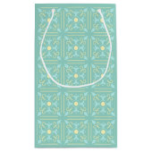 Whimsical Tiled Afternoon Tea Geschenktasche Kleine Geschenktüte (Rückseite)