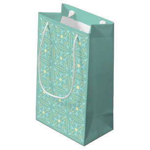 Whimsical Tiled Afternoon Tea Geschenktasche Kleine Geschenktüte