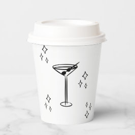 Whimsical Tini Bit Older Martini Geburtstag Pappbecher