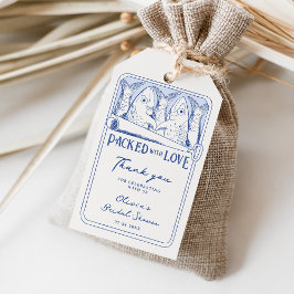 Whimsical Tinned Sardines Brautparty Vielen Dank Geschenkanhänger