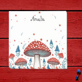 Whimsical Toadstool Personalisiert Post-it Klebezettel