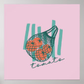 Whimsical Tomatos Italy Bauernmarkt Poster (Vorne)
