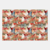 WHIMSICAL TOWN AND HOUSES GIFT GESCHENKPAPIER SET (Vorderseite 3)