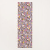 Whimsical Trailing Florals and Birds - Lavendel Yogamatte (Rückseite)