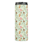 Whimsical Trailing Folk Art Floral Thermosbecher (Rückseite)