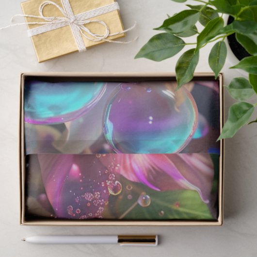 Whimsical Translucent Vibranred Calla Lillie Seidenpapier (Geschenk)