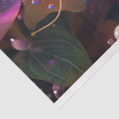 Whimsical Translucent Vibranred Calla Lillie Seidenpapier (Ausschnitt)