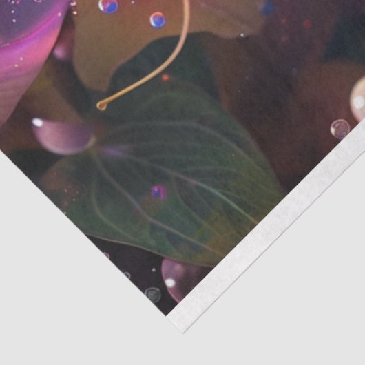 Whimsical Translucent Vibranred Calla Lillie Seidenpapier (Ausschnitt)