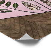 Whimsical Tree Art Print, Abstrakt Nature Poster, Poster (Ecke)