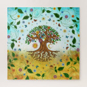Whimsical Tree of Life - Yggdrasil Puzzle (Vertikal)