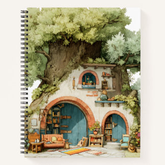 Whimsical Treehouse Dream Notebook Notizblock