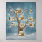  Whimsical Treehouse Storybook kids Poster (Vorne)