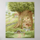Whimsical Treehouse Storybook  Poster (Vorne)