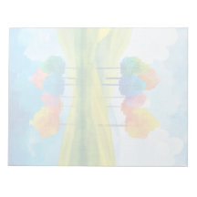 Whimsical Trees - 11" x 8,5" Notepad