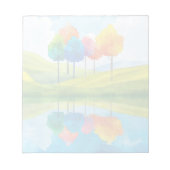 Whimsical Trees - 5,5" x 6" Notepad Notizblock (Vorderseite)