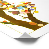 Whimsical Trees Birthday Party Guest Sign Poster (Ecke)