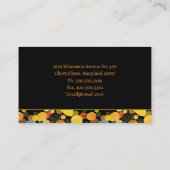 Whimsical Trees Custom Visitenkarte (Rückseite)