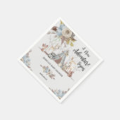 Whimsical Tribal Woodland Animals Boy Baby Dusche Serviette (Ecke)