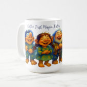 Whimsical Troll Coffee Gift for Cozy Mornings Kaffeetasse (Vorderseite Links)